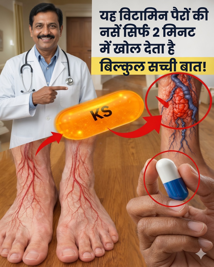 उस विटामिन के बारे में जानें जो पैरों में रक्त परिसंचरण सुधारने में मदद कर सकता है