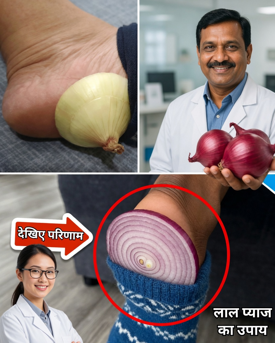 मोज़ों में प्याज़: सर्दी और फ़्लू से राहत के लिए एक हैरान कर देने वाला सरल प्राकृतिक उपाय
