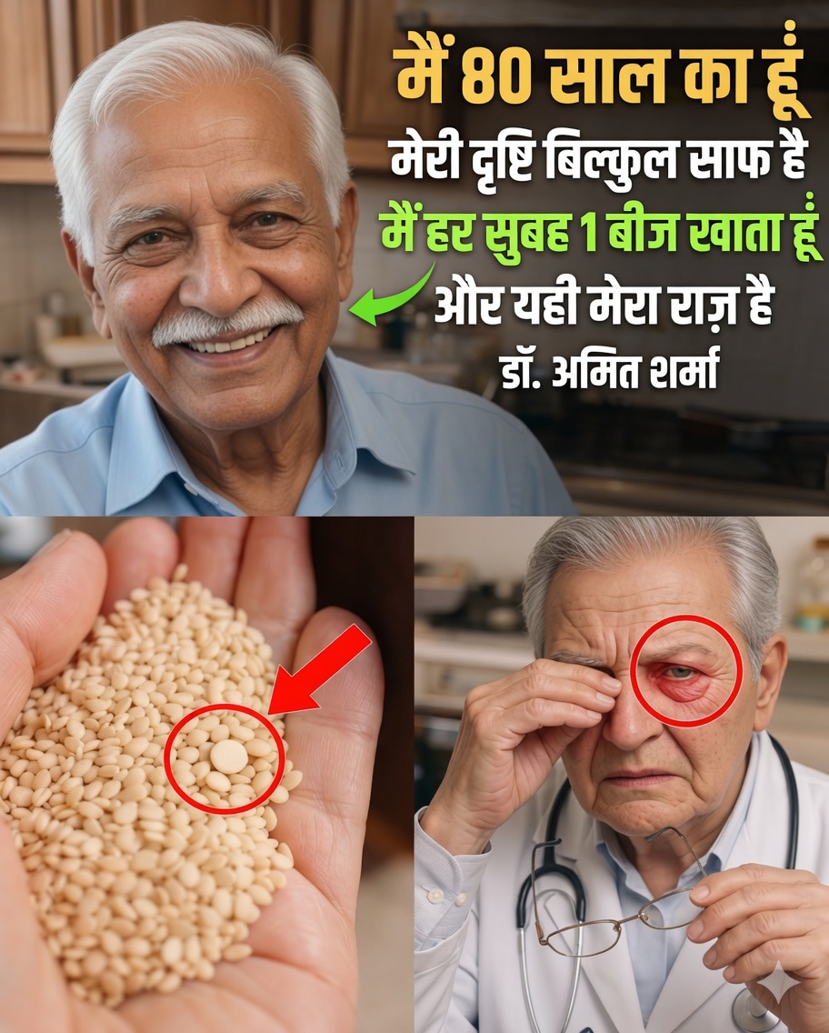 90 साल से भी ज़्यादा उम्र में भी? आँखों और दिमाग़ को मज़बूत करने के लिए हर सुबह ये 3 बीज खाएँ (वास्तविक विज्ञान + सरल दैनिक अनुष्ठान)