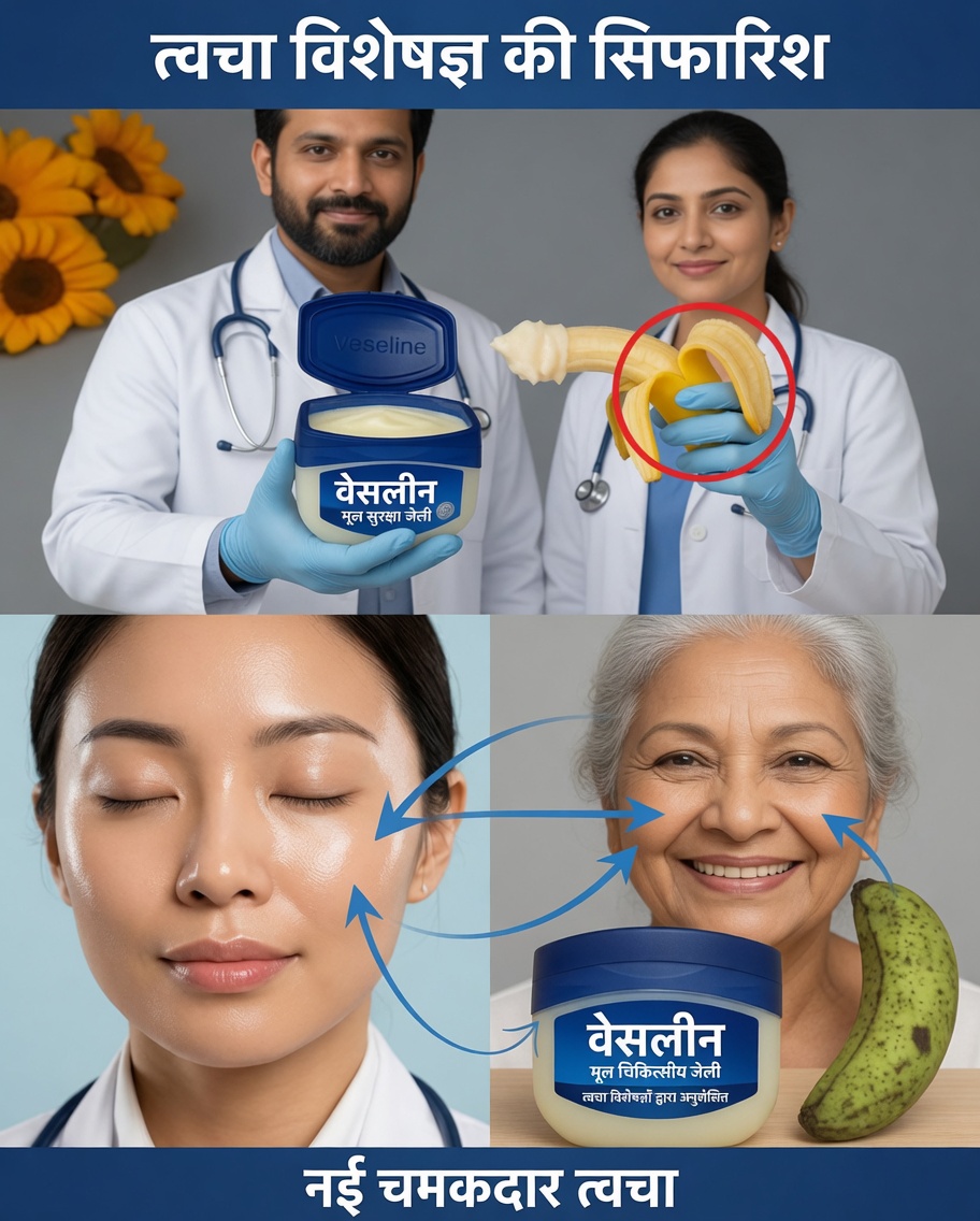 वेसलीन और केला आपकी त्वचा को बदल सकते हैं: 8 हैरान करने वाले तरीके