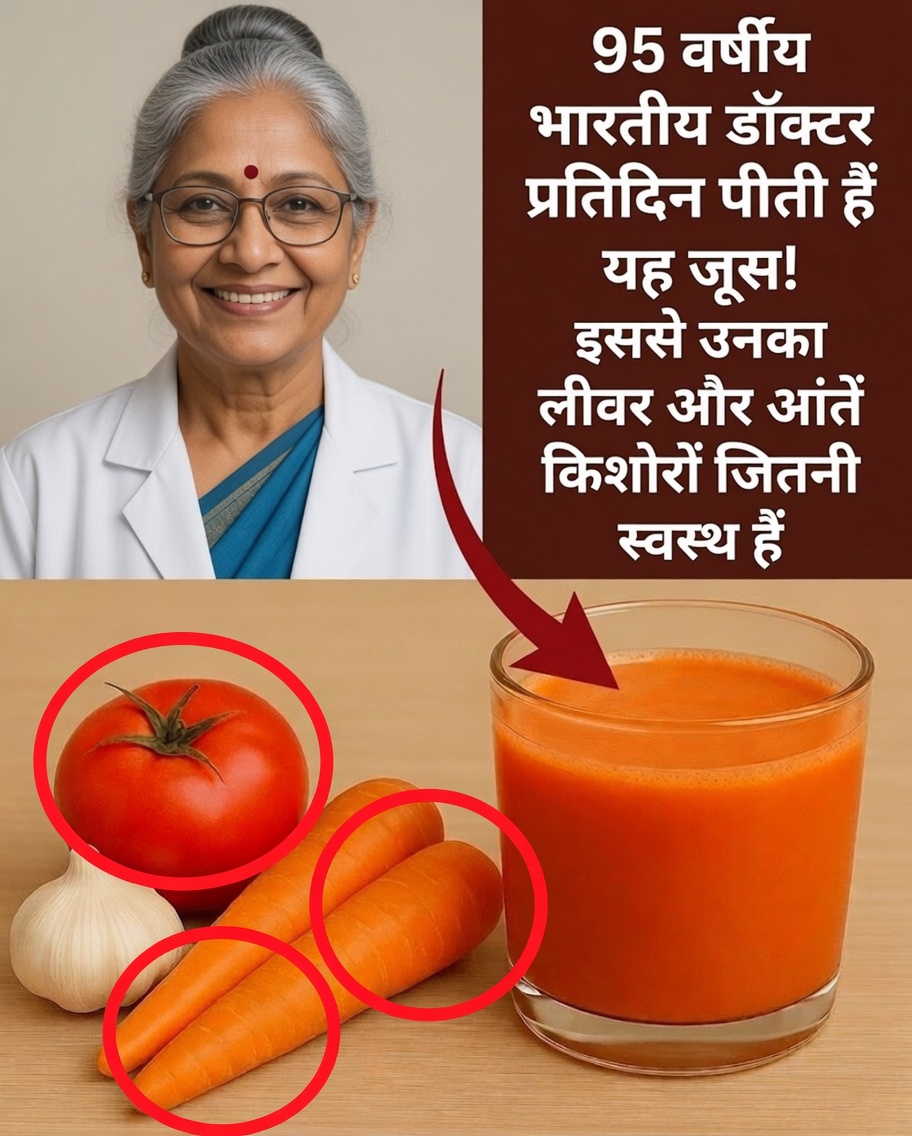 गाजर + टमाटर: डिटॉक्सिफिकेशन, ऊर्जा और दीर्घायु के लिए शक्तिशाली पेय