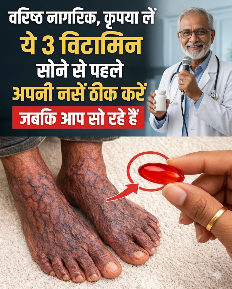सोने से पहले लेने के लिए 3 विटामिन, जो 60 वर्ष के बाद पैरों को मजबूत बनाने में मदद कर सकते हैं: बेहतर गतिशीलता की भूली हुई कुंजी