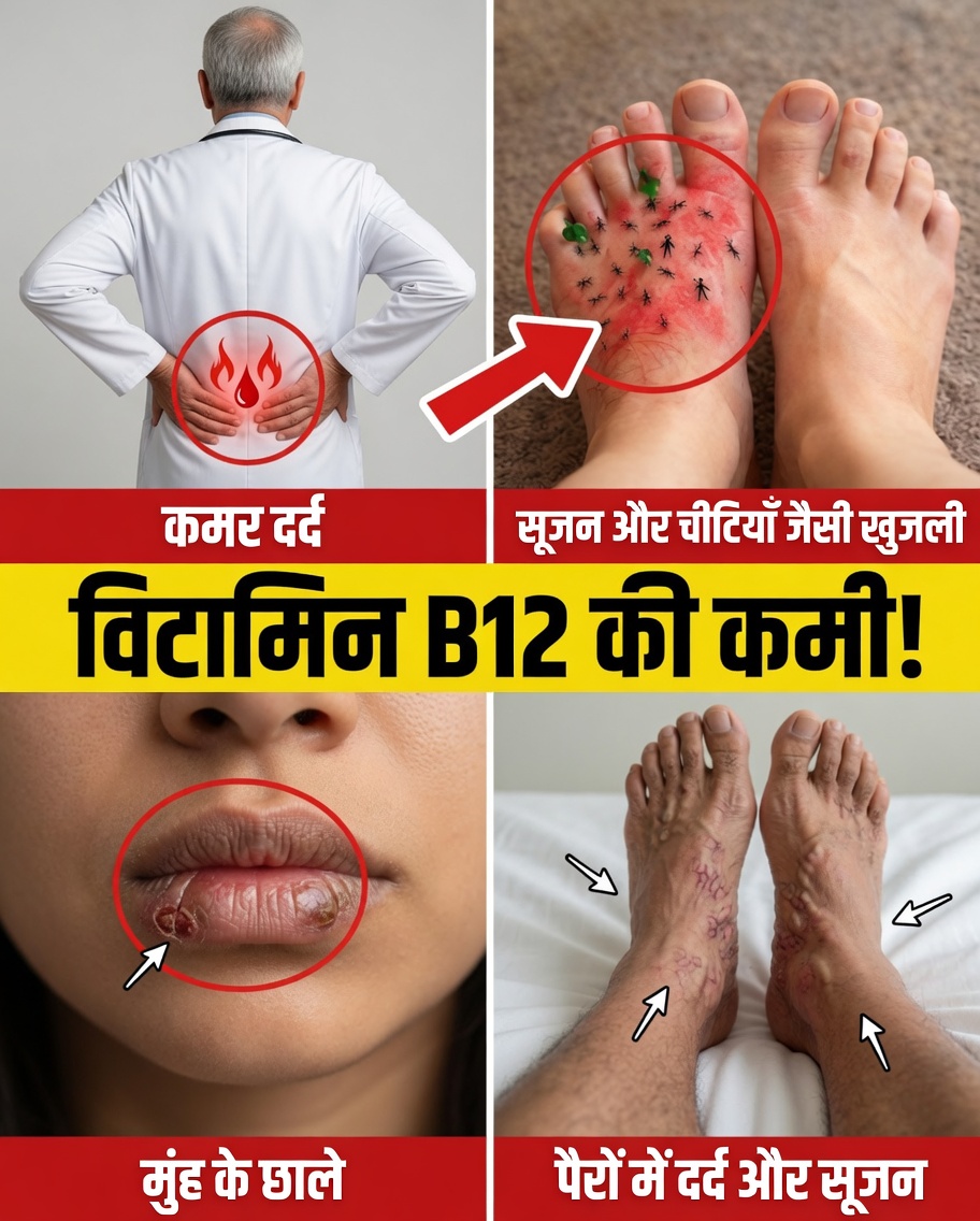 8 संकेत जो बताते हैं कि आपका शरीर अधिक विटामिन B12 की गुहार लगा रहा है — इन चेतावनियों को नज़रअंदाज़ न करें