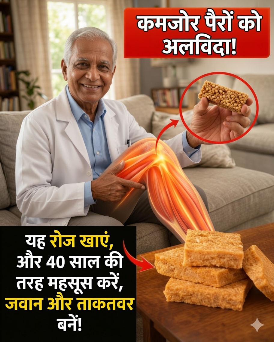 शीर्षक: 80 के बाद भी मजबूत पैर चाहते हैं? ये सरल खाद्य पदार्थ मांसपेशियों की ताकत बनाए रखने में मदद कर सकते हैं
