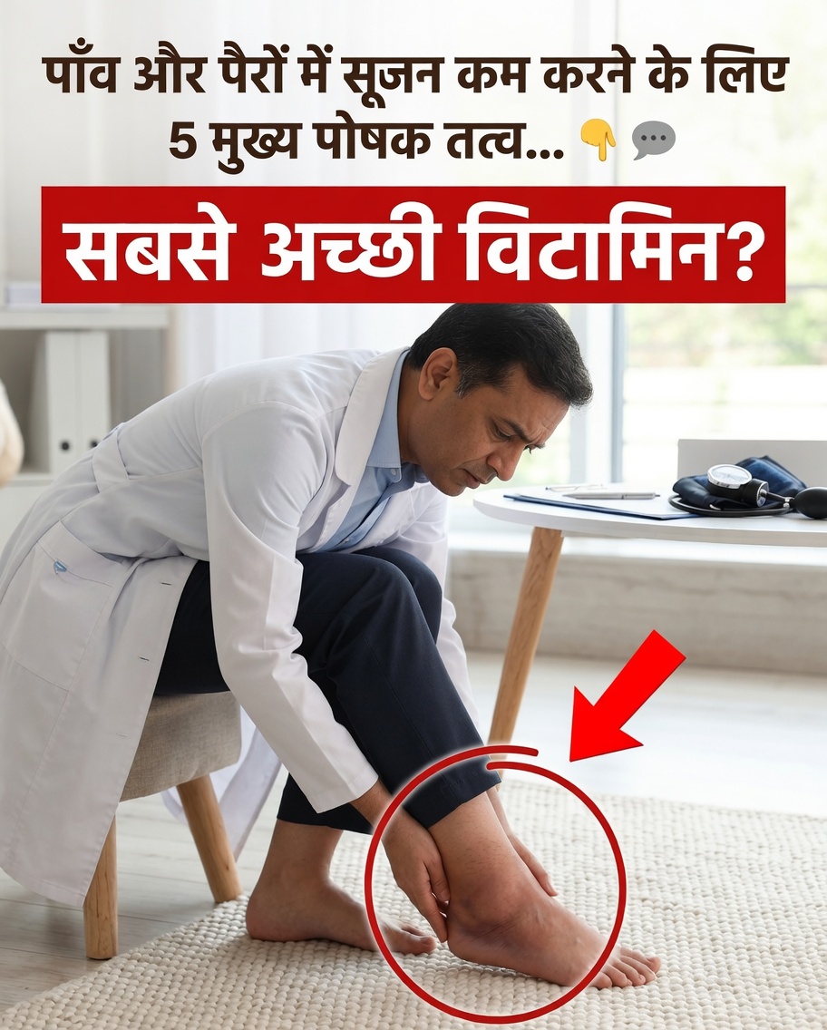 पैर और टाँगें सूजी हुई हैं? ये 5 पोषक तत्व असुविधा कम करने में मदद कर सकते हैं