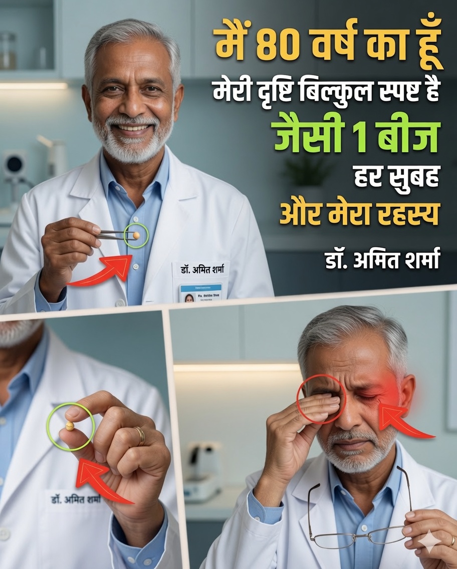 शीर्षक: 90 के बाद भी? दृष्टि और मस्तिष्क को मजबूत करने के लिए हर सुबह इन 3 बीजों का सेवन करें (वास्तविक विज्ञान + सरल दैनिक अनुष्ठान)