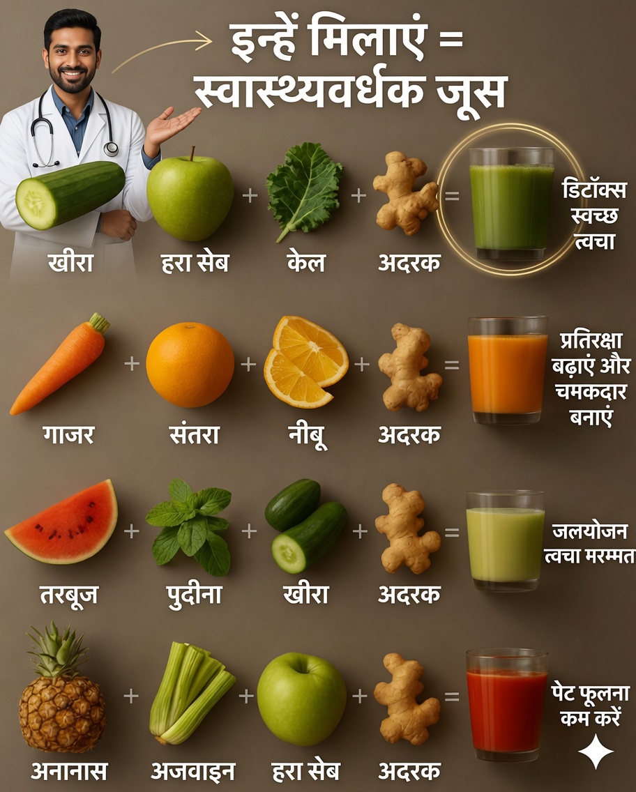 रोज़मर्रा का वेलनेस जूस जो आपकी ऊर्जा, पाचन और चमक को बदल सकता है