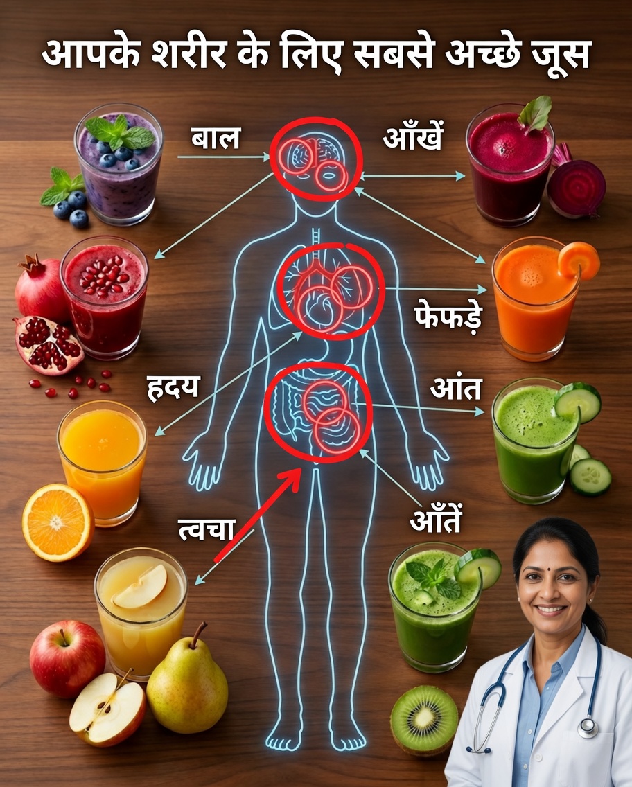 आपके शरीर के हर हिस्से के लिए 10 सर्वश्रेष्ठ प्राकृतिक जूस