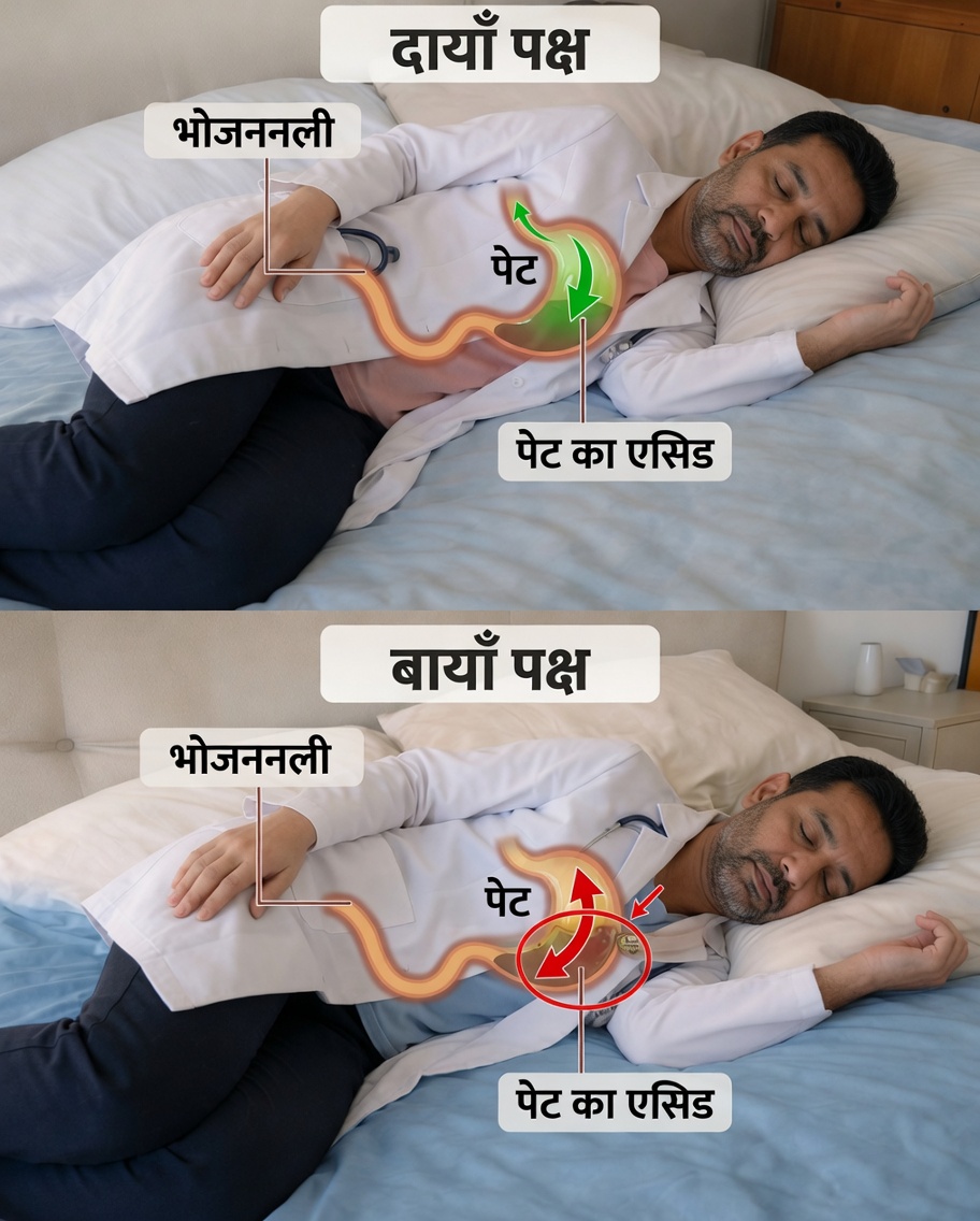 दाहिनी करवट सोना: एक सरल आदत जो हृदय की मदद कर सकती है (लेकिन हमेशा सबसे अच्छा नहीं होता)